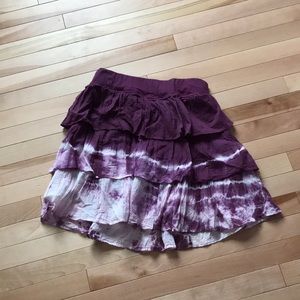 Purple tie-dye skirt⭐️